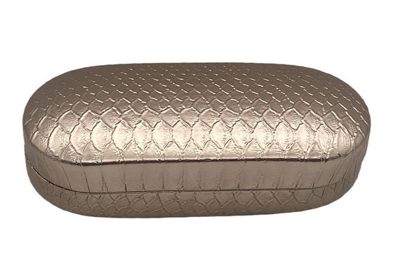 Iron Leather Metal Glasses Case Hard Shell
