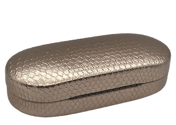 Iron Leather Metal Glasses Case Hard Shell