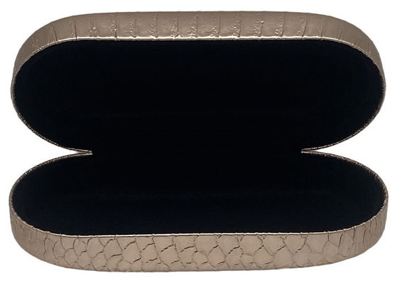 Iron Leather Metal Glasses Case Hard Shell