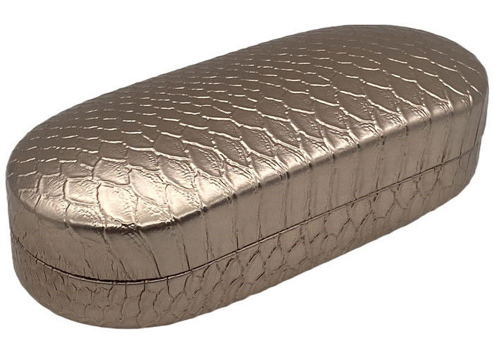Iron Leather Metal Glasses Case Hard Shell